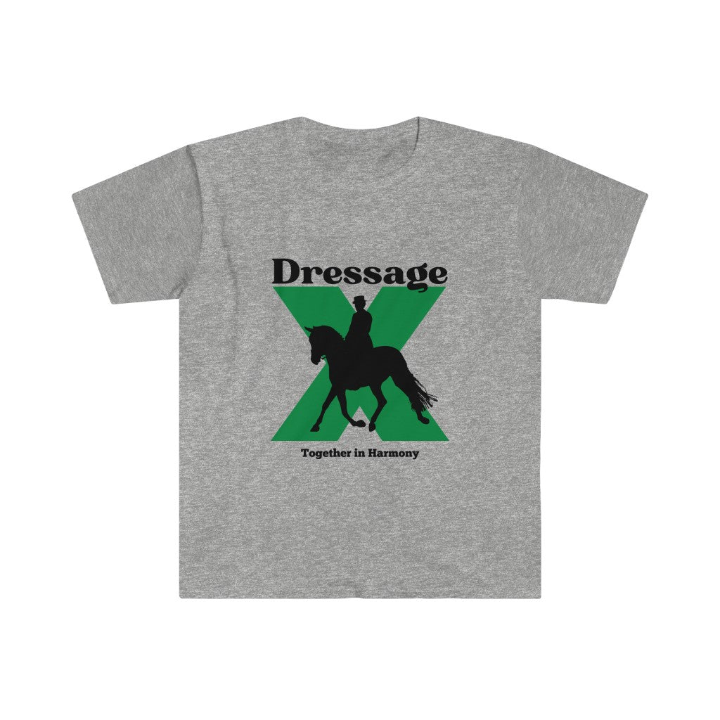 Dressage Together in Harmony-Unisex Softstyle T-Shirt