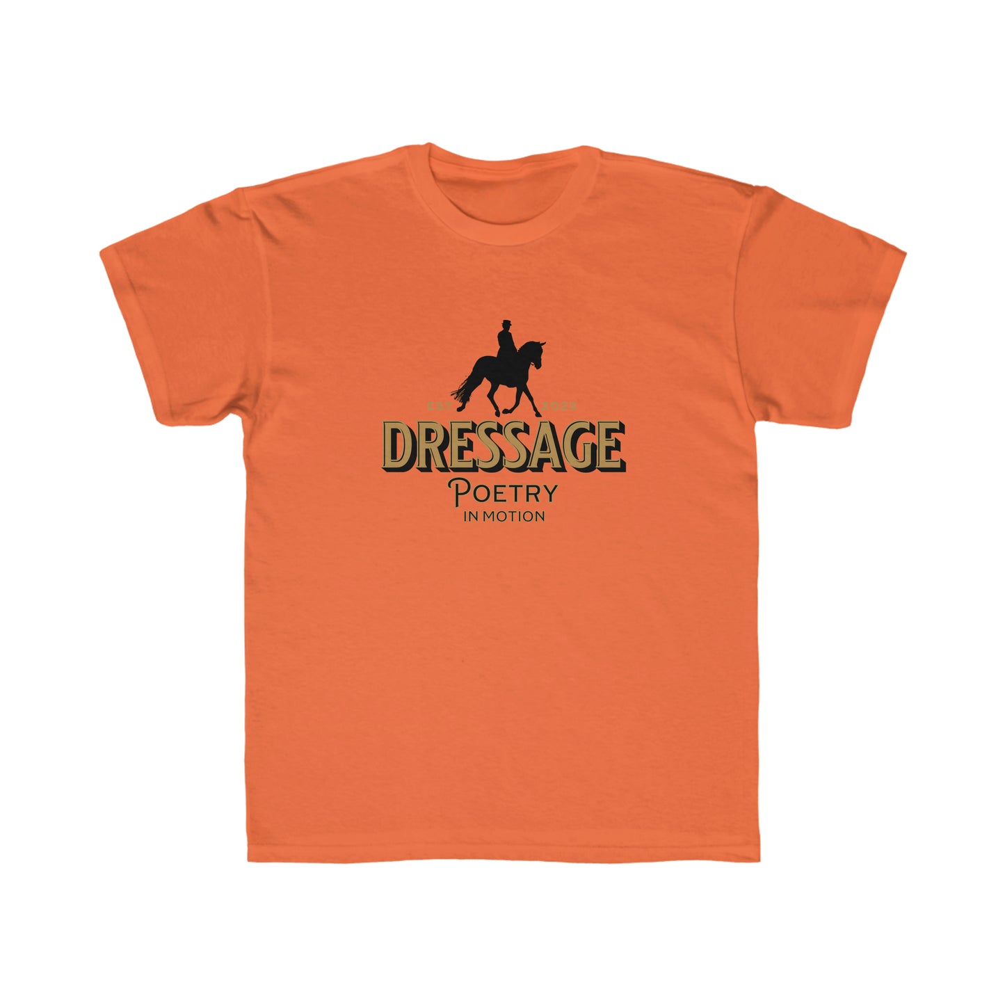 Dressage Poetry in Motion - Kids Horse Tee