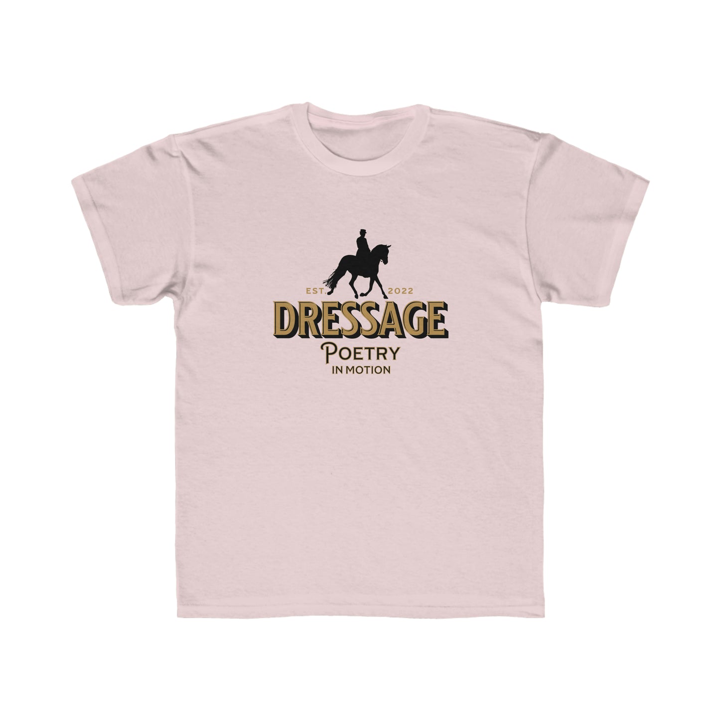 Dressage Poetry in Motion - Kids Horse Tee