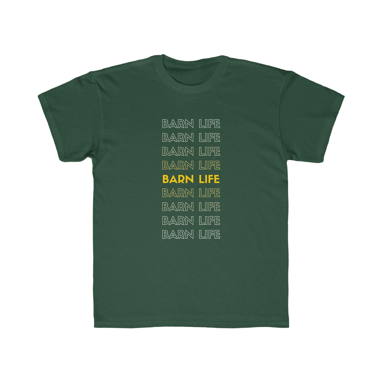 Living the Barn Life - Kids Horse Tee