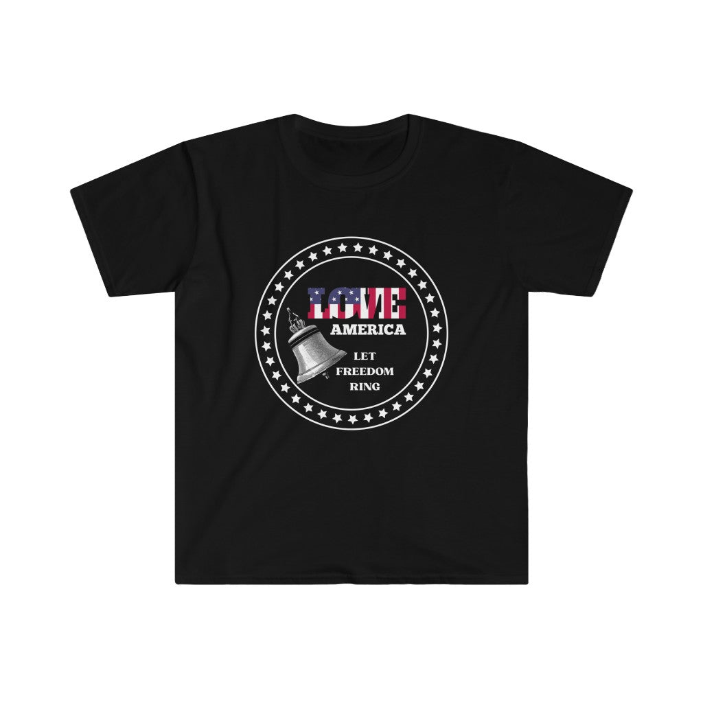 Let Freedom Ring - Unisex Softstyle T-Shirt
