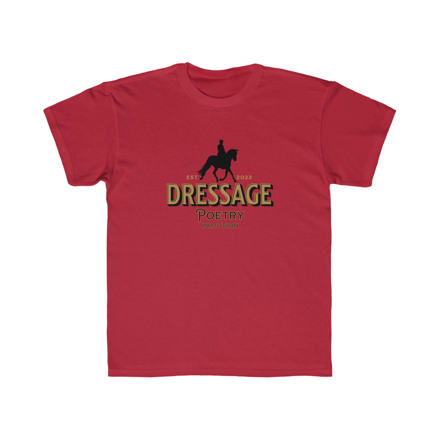 Dressage Poetry in Motion - Kids Horse Tee